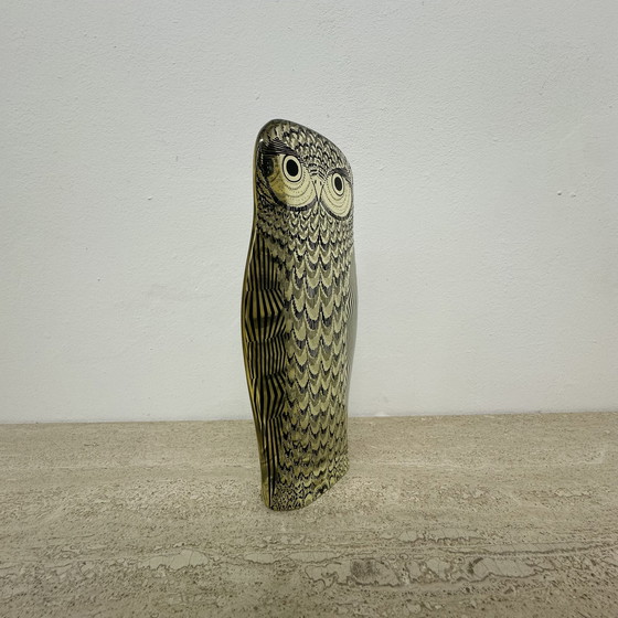 Image 1 of Abraham Palatnik Op Art lucite owl , Brazil 1970s