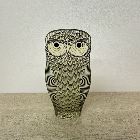 Image 1 of Abraham Palatnik Op Art lucite owl , Brazil 1970s