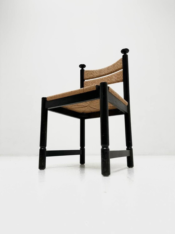 Image 1 of Set of 6 rush chairs for Asko, 1960s, Finland