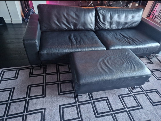 Image 1 of Rolf Benz Ego 3 seater sofa + ottoman