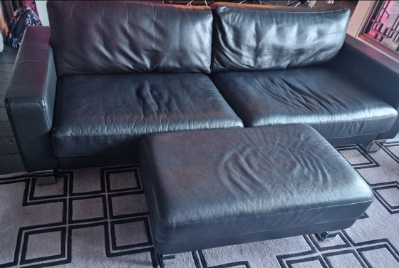 Image 1 of Rolf Benz Ego 3 seater sofa + ottoman