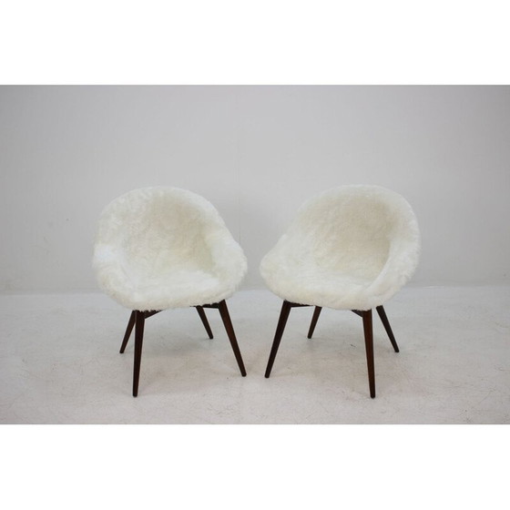 Image 1 of Pair of 2 vintage dining chairs by Miroslav Navratil ,1960