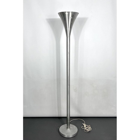 Image 1 of Mid-century aluminum Luminator floor lamp by Stilux Milano, Italy 1960s