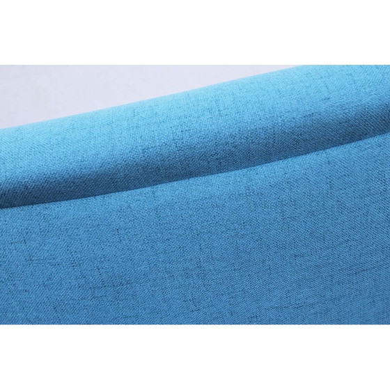 Image 1 of Vintage Wood armchair in light blue