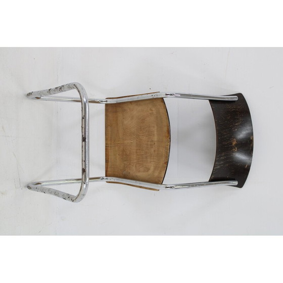Image 1 of Vintage Bauhaus tubular armchair by Robert Slezak , Czechoslovakia 1930s