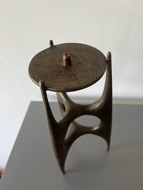 Image 1 of Brustalism Candlestick Metal