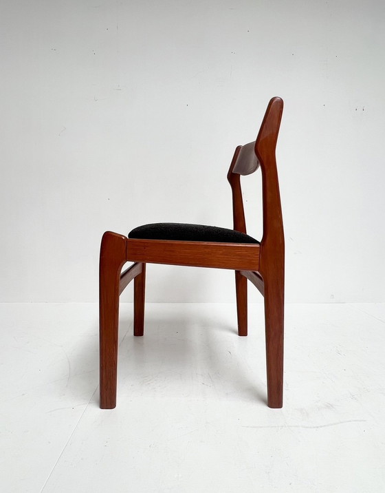 Image 1 of Re-upholstered Set of 6 Design Chairs by Burchardt Nielsen, 1960's