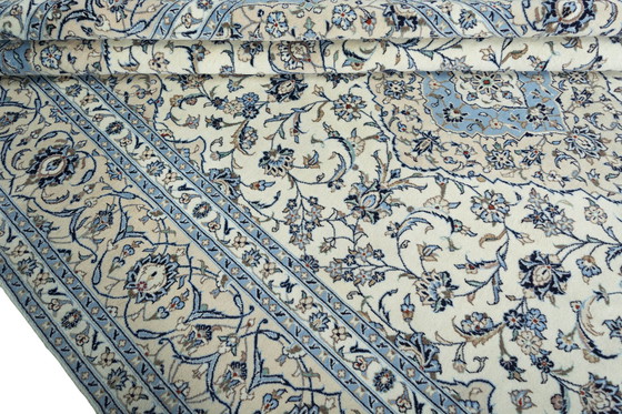 Image 1 of Hand-knotted Persian carpet - Keshan - Beige - 360 X 246 Cm