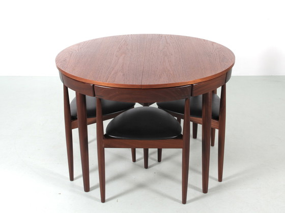 Image 1 of Hans Olsen Scandinavian Teak Dining Set.