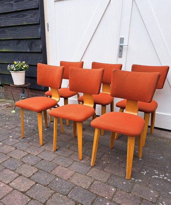 Image 1 of 6x Cor Alons den Boer Gouda chairs