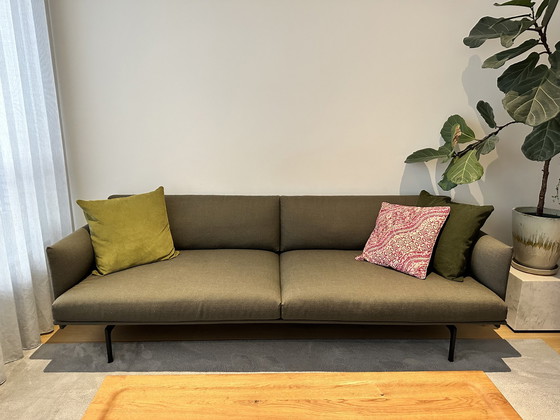 Image 1 of Muuto Outline 3-Seater Sofa Army Green