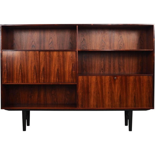 Rosewood bookcase, Danish design, 1970s, designer: Erik Jensen, production: Westergaards Møbelfabrik