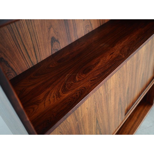 Rosewood bookcase, Danish design, 1970s, designer: Erik Jensen, production: Westergaards Møbelfabrik