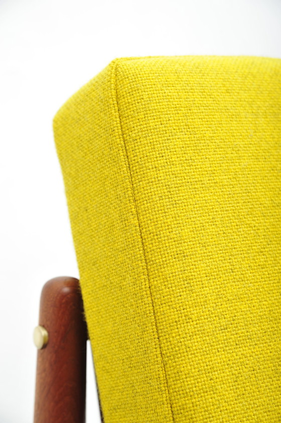 Image 1 of Glostrup Teak Lounge Chair Yellow 1958