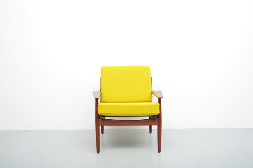 Glostrup Teak Lounge Chair Yellow 1958