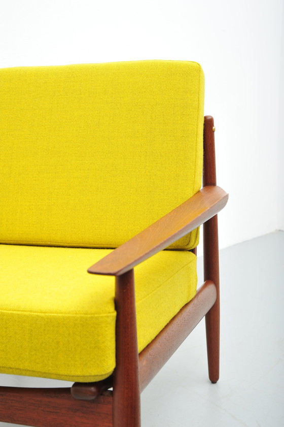 Image 1 of Glostrup Teak Lounge Chair Yellow 1958