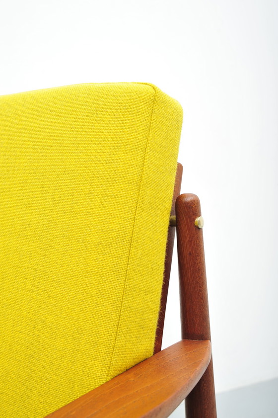 Image 1 of Glostrup Teak Lounge Chair Yellow 1958