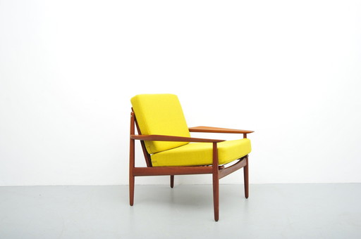 Glostrup Teak Lounge Chair Yellow 1958