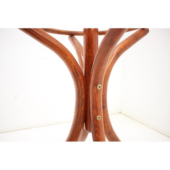 Image 1 of Vintage bentwood floor hanger for Ton, Czechoslovakia 1980