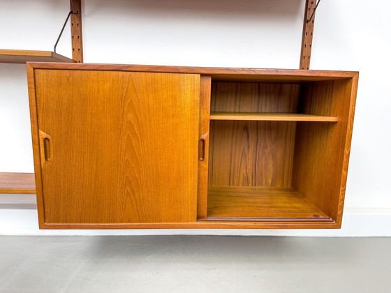 Image 1 of Teak Wall System by Sven Ellekaer for Albert Hansen, 1960s