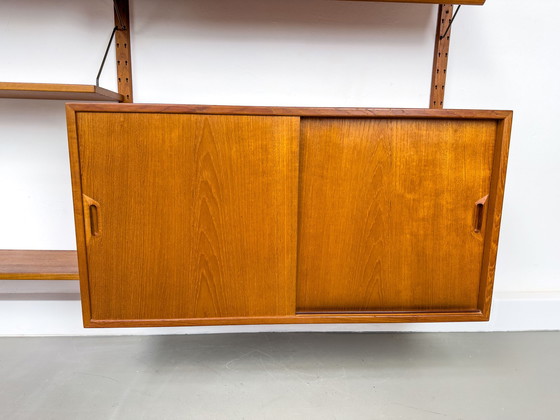 Image 1 of Teak Wall System by Sven Ellekaer for Albert Hansen, 1960s