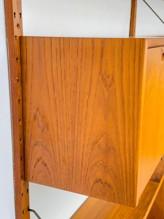 Image 1 of Teak Wall System by Sven Ellekaer for Albert Hansen, 1960s