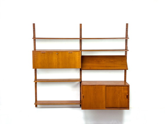 Image 1 of Teak Wall System par Sven Ellekaer pour Albert Hansen, 1960s