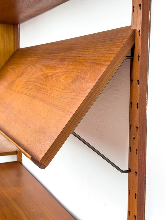 Image 1 of Teak Wall System par Sven Ellekaer pour Albert Hansen, 1960s