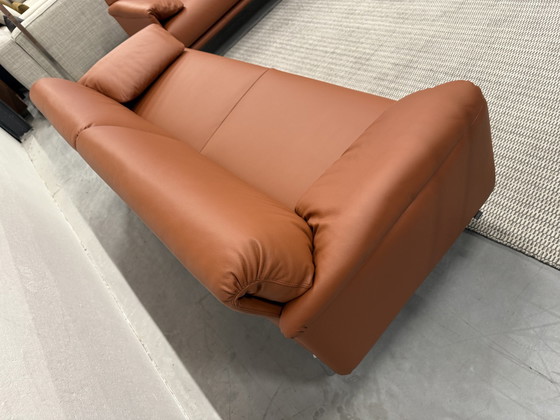 Image 1 of Leolux Bora Balanza sofa set Wapiti Hawk Leather