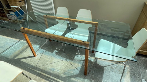 Glass design table