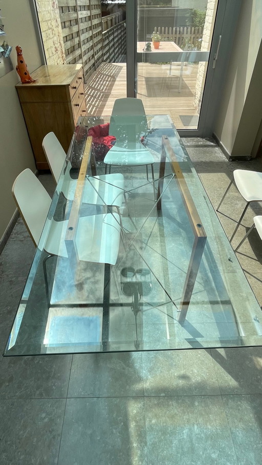 Glass design table