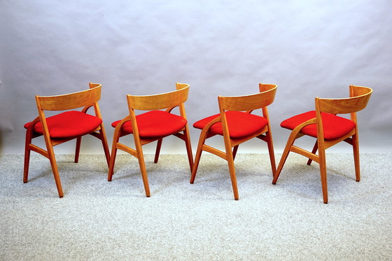 Image 1 of 4x Dyrlund dining chair - teak