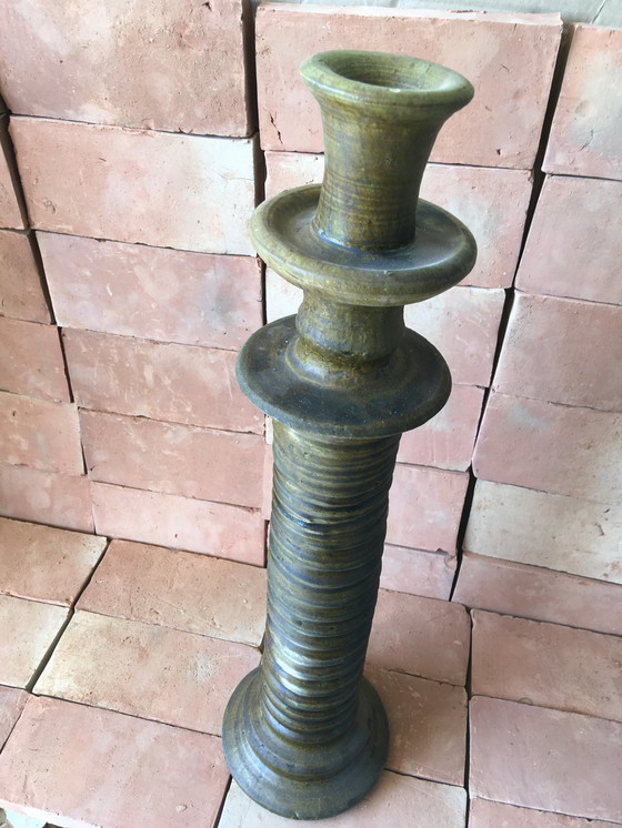 Image 1 of Tamegroute Pottery Candlestick