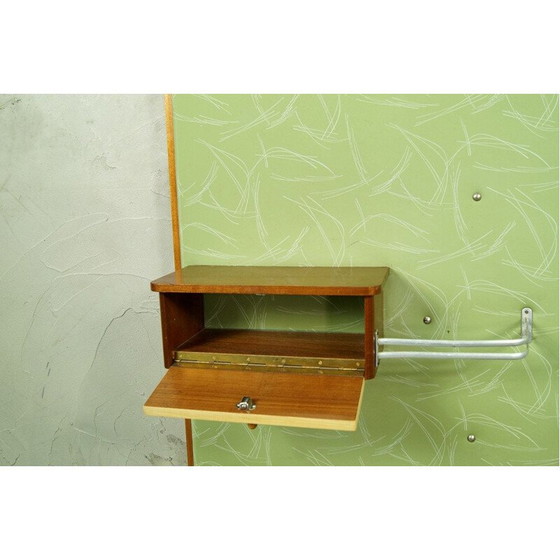 Image 1 of Appendiabiti tedesco vintage con specchio di Diele und Flur, 1960