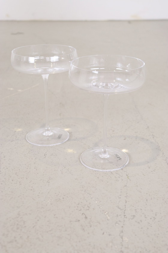 Image 1 of 2x Fest Nipper Champagne glasses