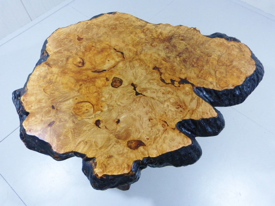 Image 1 of Frank Armich tree trunk coffee table