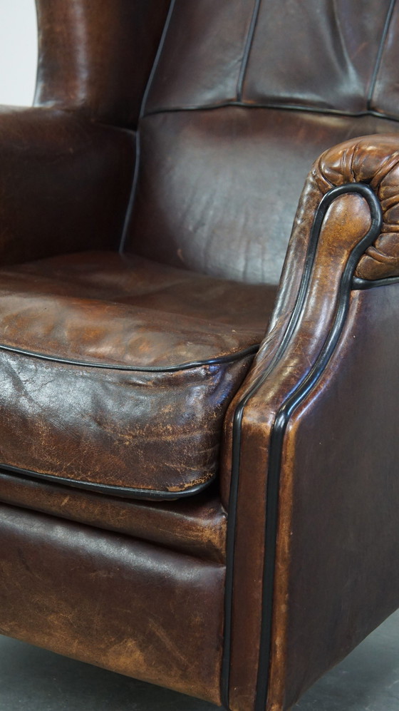 Image 1 of Ear Armchair Made Of Sheepskin