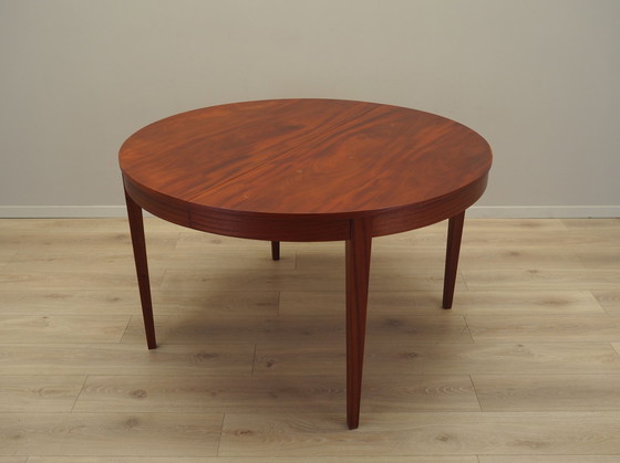 Image 1 of Round Mahogany Table, Danish Design, 1970S, Production: Denmark