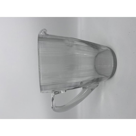 Image 1 of Brocca in vetro cesellato d'epoca, 1950