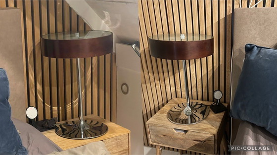 Image 1 of 2x Aluminor Malibu Table Lamps Retro