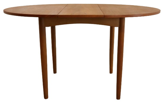 Image 1 of Round 1x extendable dining table 'Zoelmond'