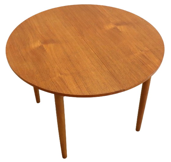 Image 1 of Round 1x extendable dining table 'Zoelmond'