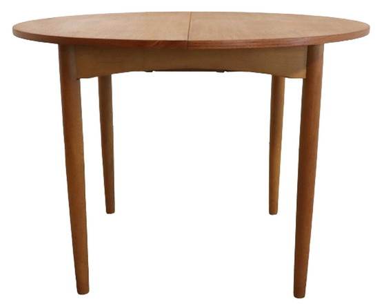 Image 1 of Round 1x extendable dining table 'Zoelmond'