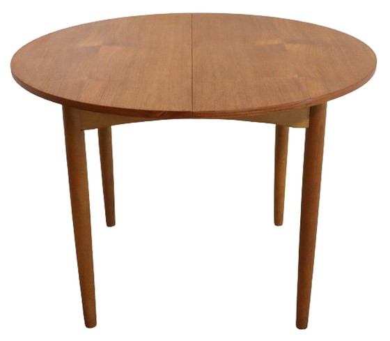 Image 1 of Round 1x extendable dining table 'Zoelmond'