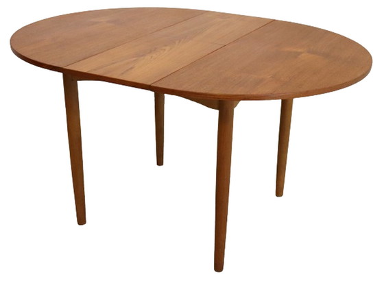 Image 1 of Round 1x extendable dining table 'Zoelmond'