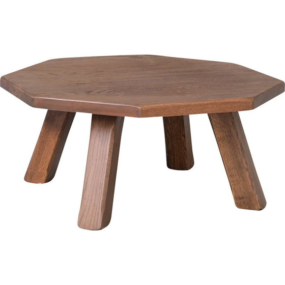 Image 1 of Vintage hexagonal coffee table, Belgium 1970s