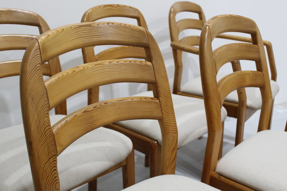 Image 1 of 6x Chaises de salle à manger vintage Design danois - Dyrlund 1970