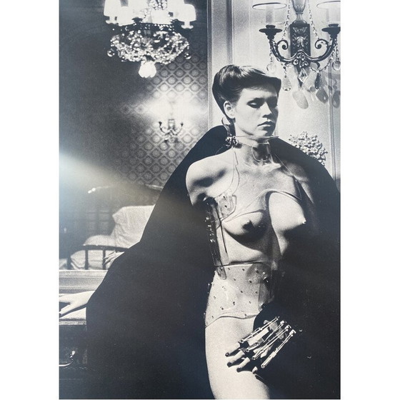 Image 1 of Vintage lithograph by Helmut Newton, Paris 1977