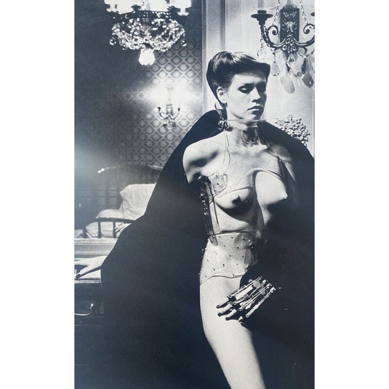 Image 1 of Vintage lithograph by Helmut Newton, Paris 1977