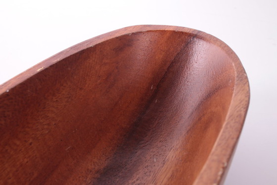 Image 1 of Ciotola per il pane in teak vintage degli anni '60 realizzata in Danimarca